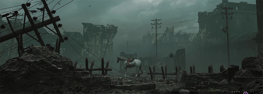 UE4《八佰》战地风场景制作免费下载