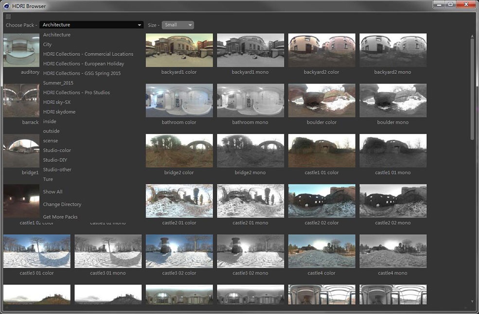 C4D 800多套HDRI高清贴图大合集免费下载