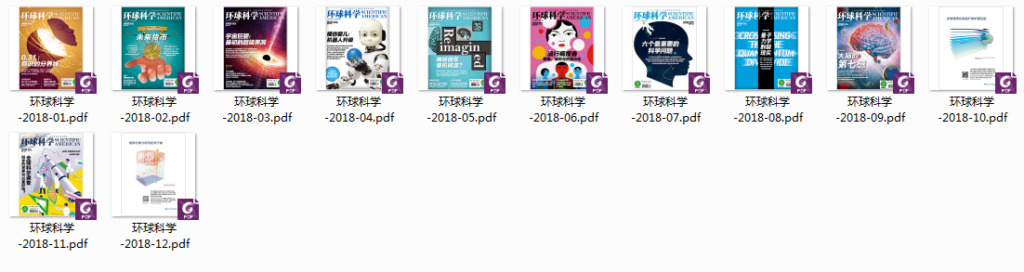 环球科学杂志2007-2022合集免费下载
