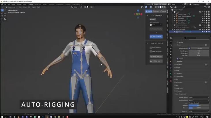 Pupa Animate Pro V1.1插件2000款+3D模型绑定动画预设