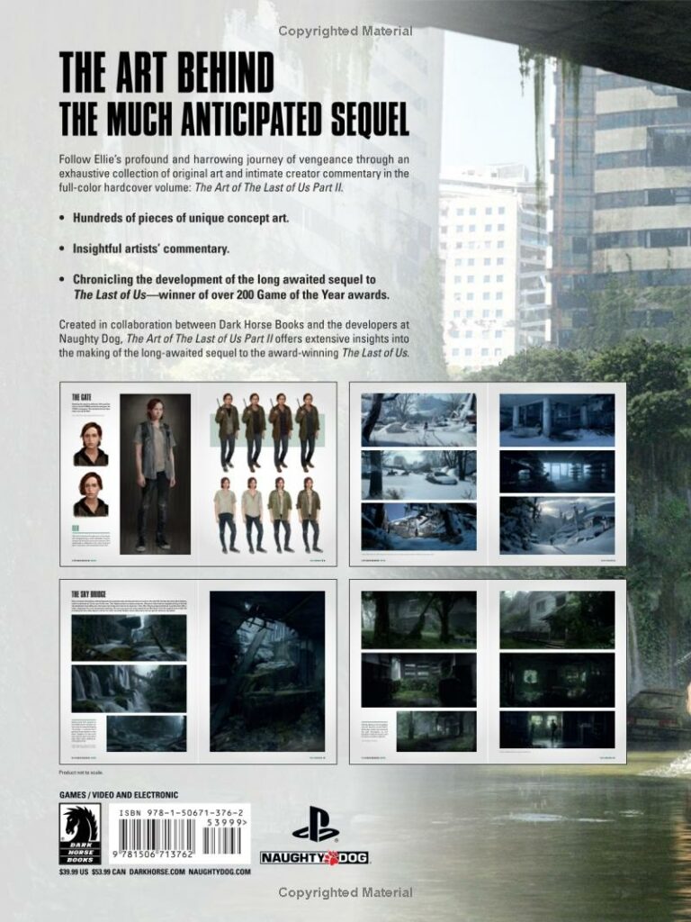 最后的生还者艺术第二部分The Art of the Last of Us Part II