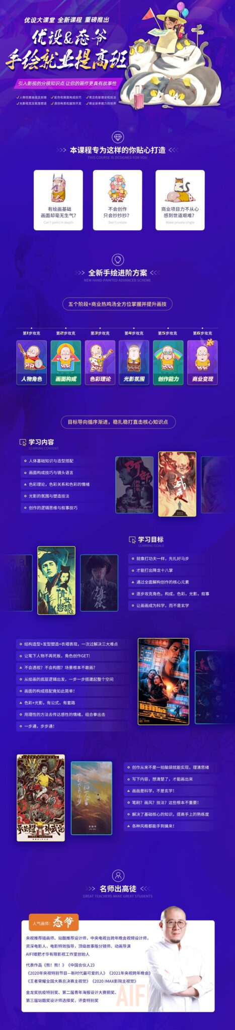 态爷手绘就业提高班2021年1月结课