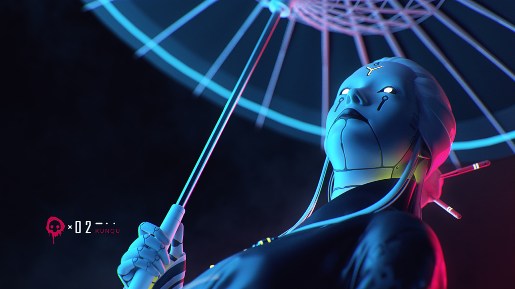 异世未来机械姬再现全流程解析C4D+RedShift工程文件